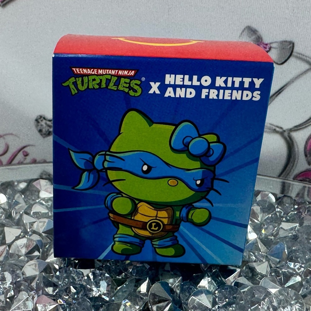 McDonald’s Hello Kitty x TMNT Collaboration Box ninja turtles new in box blue